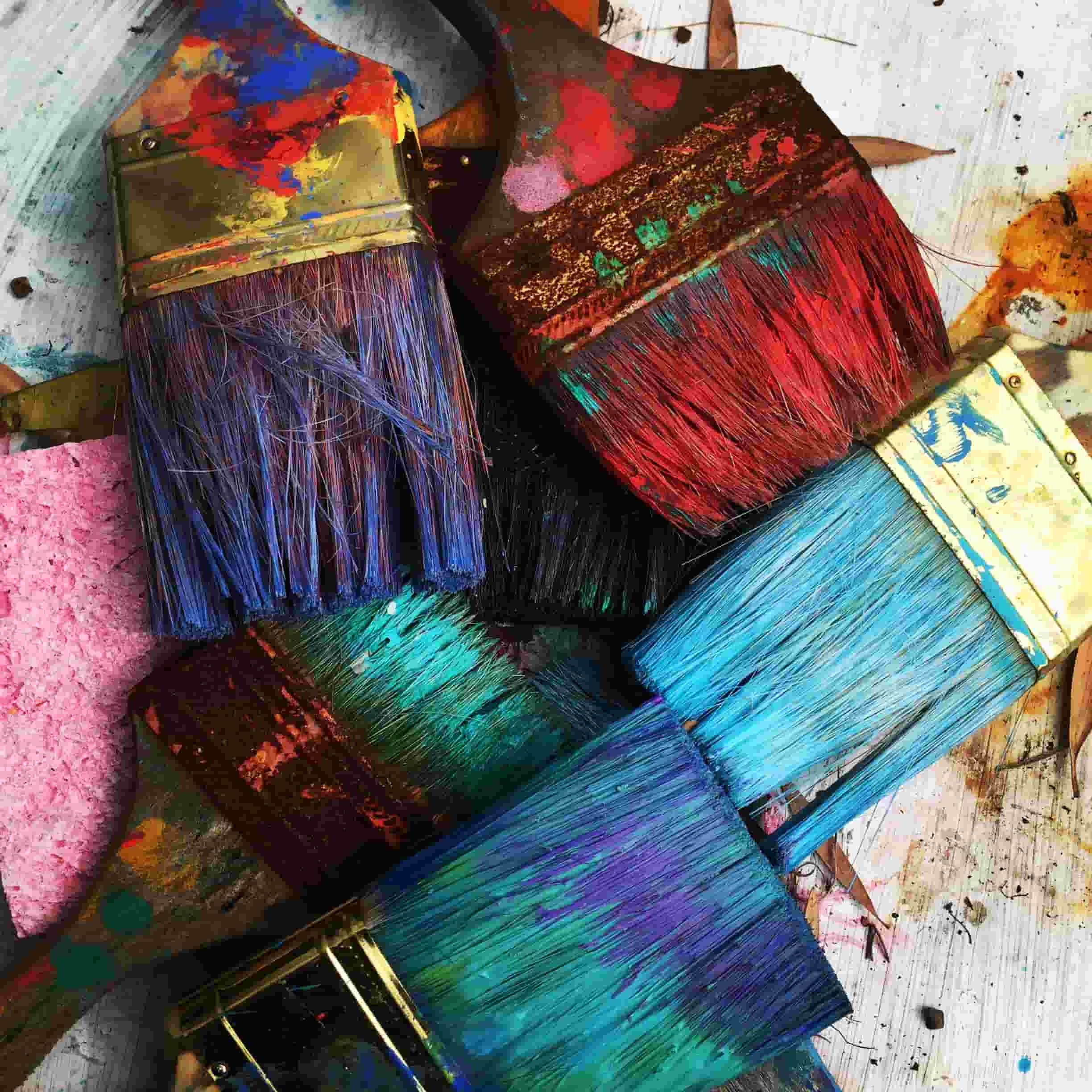 4 pennelli colorati  per trasformare la tua passione in attività